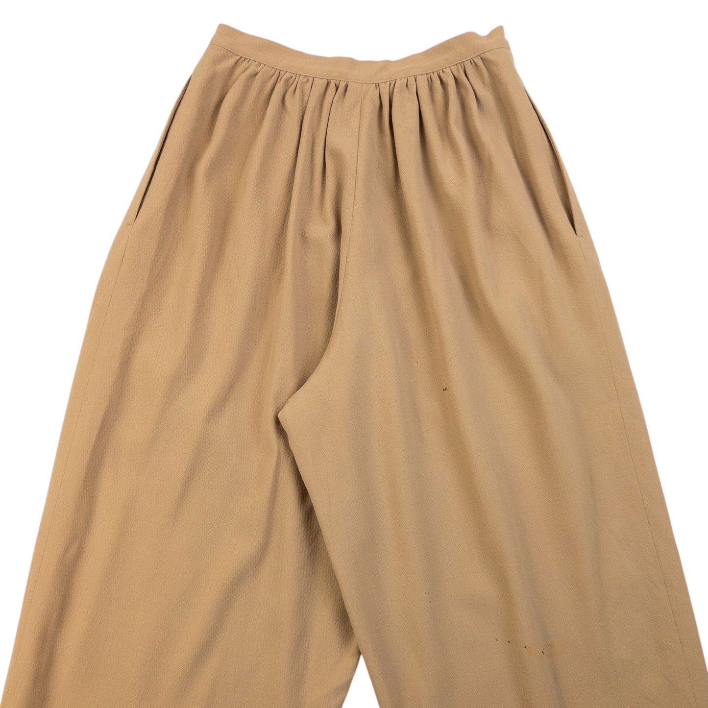 Vintage 90s Issey Miyake Pleated Trousers Size W24 | W24, Beige