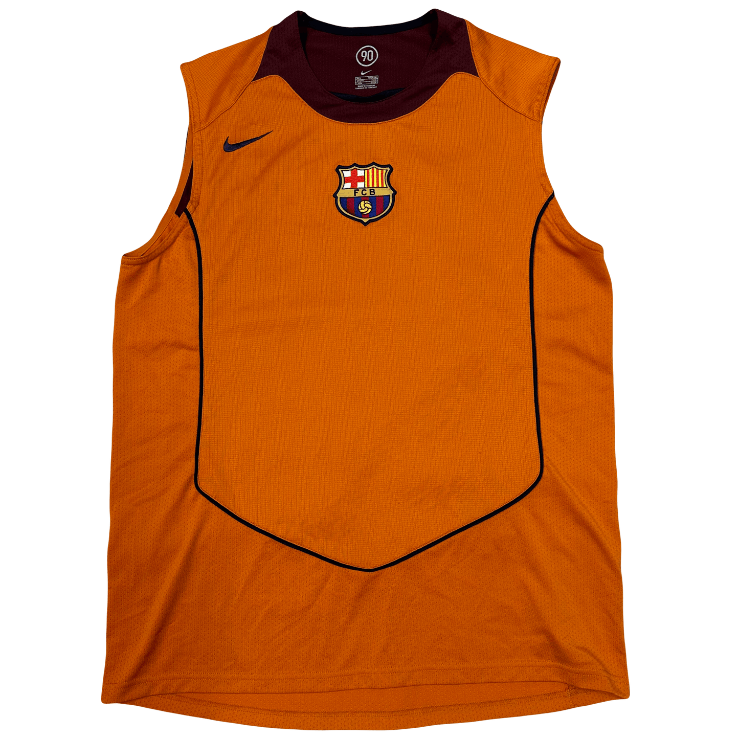 Nike Barcelona 2004/05 Vest In Orange - Known Source