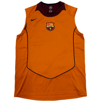 Nike Barcelona 2004/05 Vest In Orange - Known Source