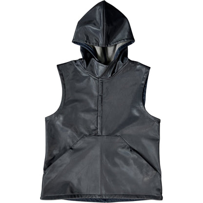 Nike 2001 Polyurethane Hooded Vest Jacket Size 14/16 | 14/16, Black