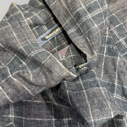 1990's Issey Miyake Buttoned Roll Collar Pullover S/M