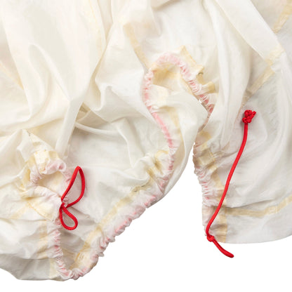 Vintage 90s Issey Miyake Transparent Longline Jacket Size L | Large, Cream