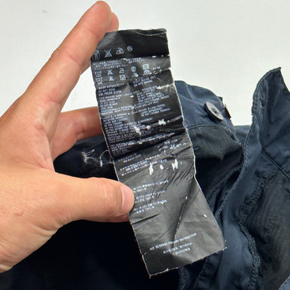 Prada Sport 2010 Black Tab Baggy Cotton Shorts - IT52 | Default Title, Black