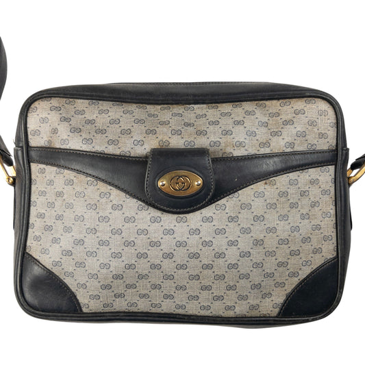 Vintage Gucci Monogram Crossbody Bag