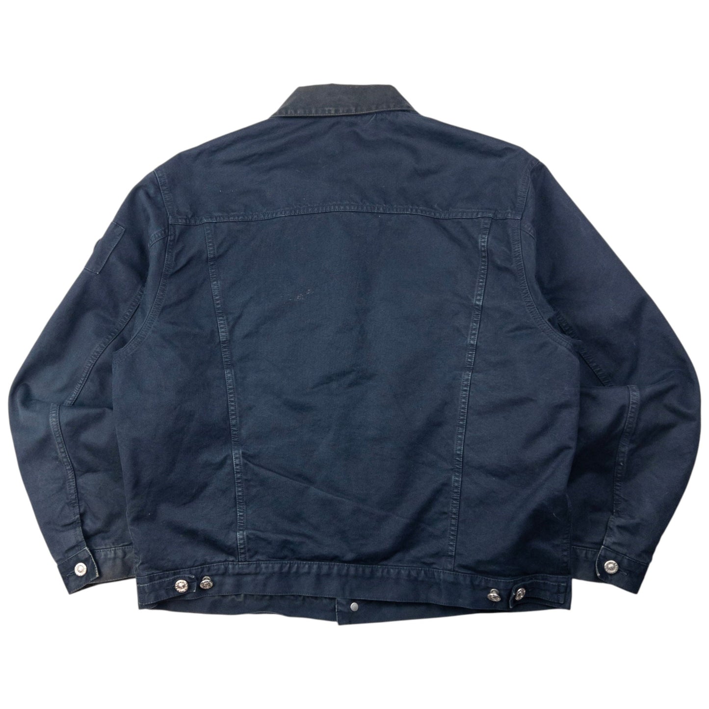 Vintage 2000s Versace Classic V2 Button Up Jacket Size XL | XL, Navy
