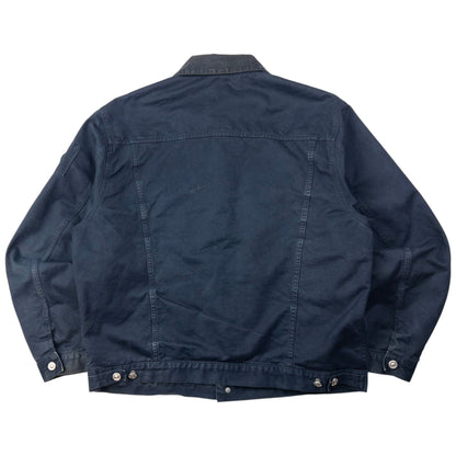 Vintage 2000s Versace Classic V2 Button Up Jacket Size XL | XL, Navy