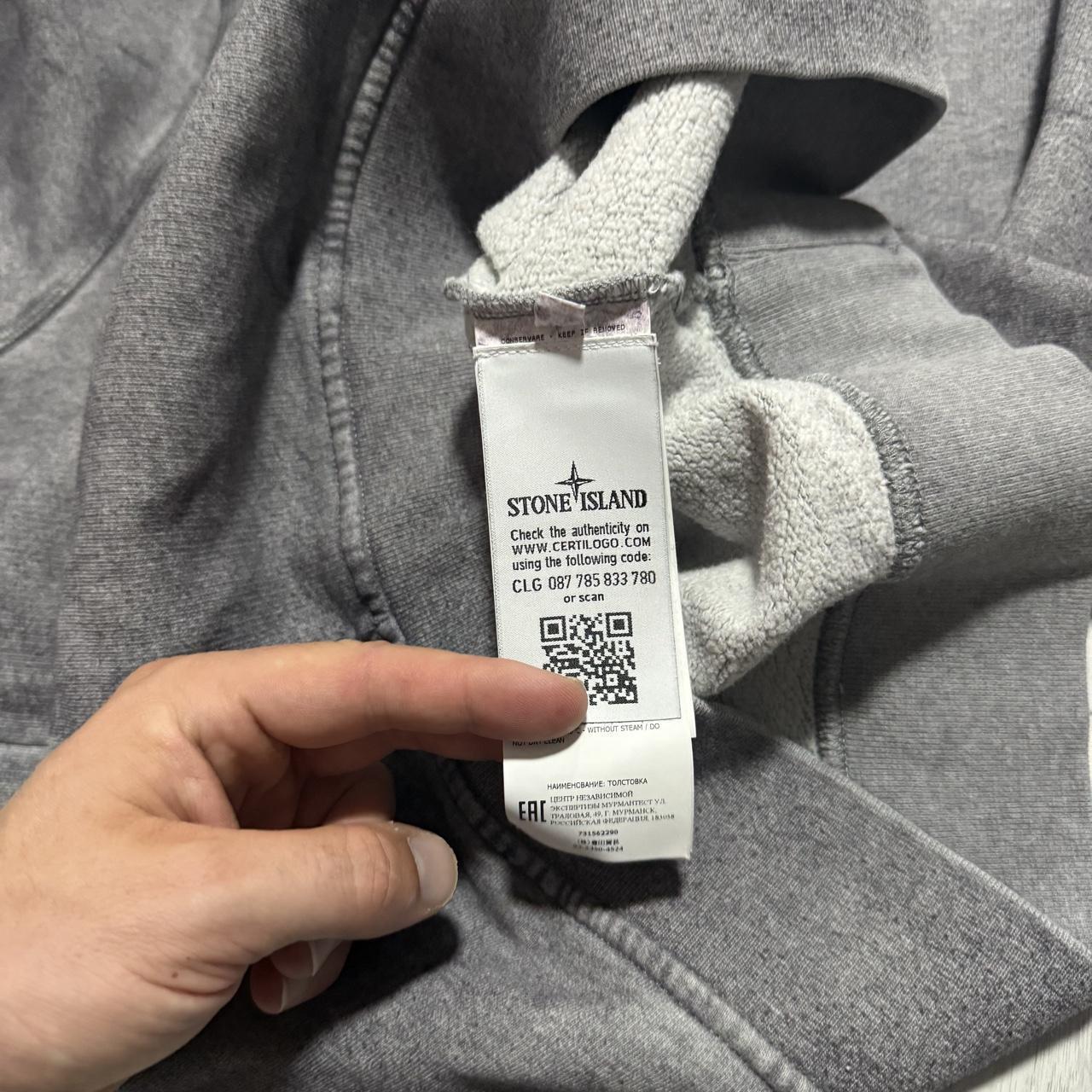 Stone Island Dust Treatment Pullover Crewneck | Medium, Grey