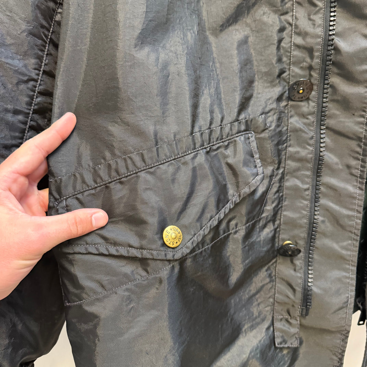 1995 Stone Island Formula Steel Dutch Rope Jacket (L) | Large, Dark Green