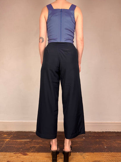 Comme des Garçons S/S 1988 trousers | Navy, Multicoloured