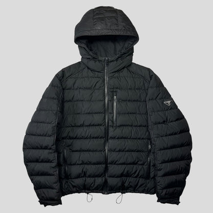 Prada 2018 Laminated Nylon Duck Down Puffer - IT52 (L) | Default Title, Black