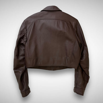 BMW ‘Endeavour’ Leather Cropped Motor Jacket (2000s)