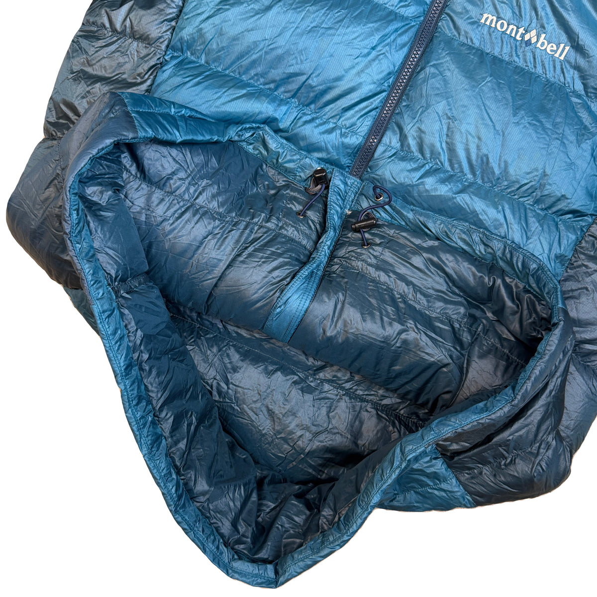 Montbell Alpine Down Parka Puffer Jacket In Blue (M) | Medium, Blue