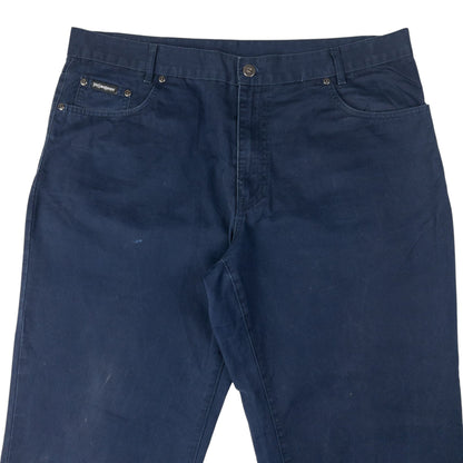 Vintage YSL Yves Saint Laurent Embroidered Chino Trousers Size W37