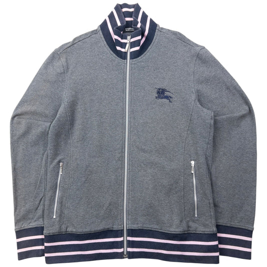 Vintage 2000s Burberry Black Label Zip Up Sweatshirt Size S