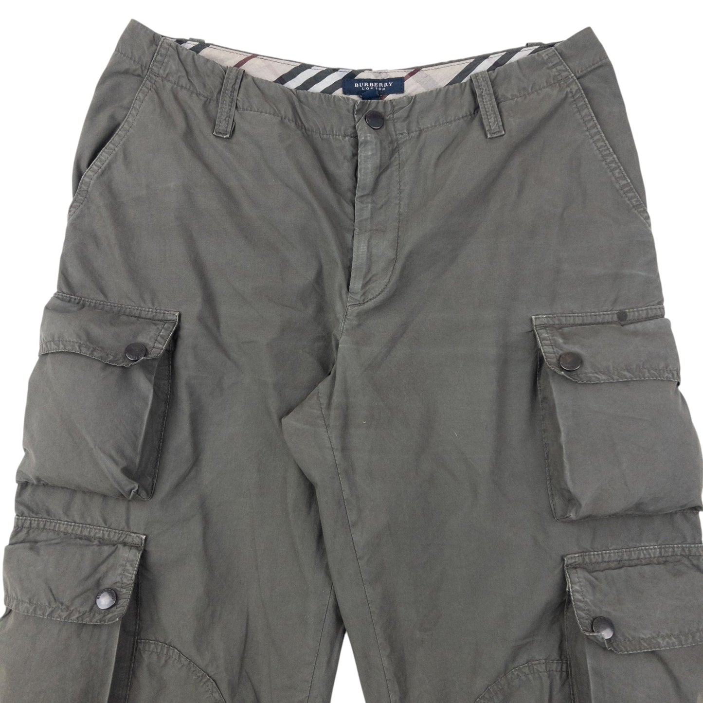 Vintage 2000s Burberry Cargo Trousers Size W30