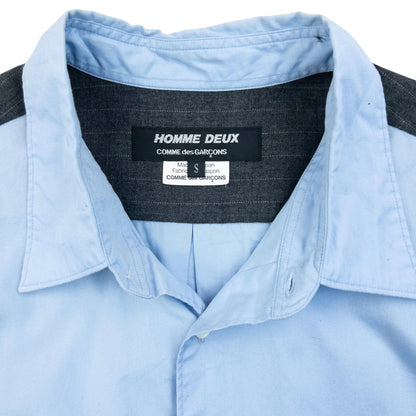 Vintage Comme Des Garçons HOMME DEUX Button Up Shirt Size S | Small, Blue