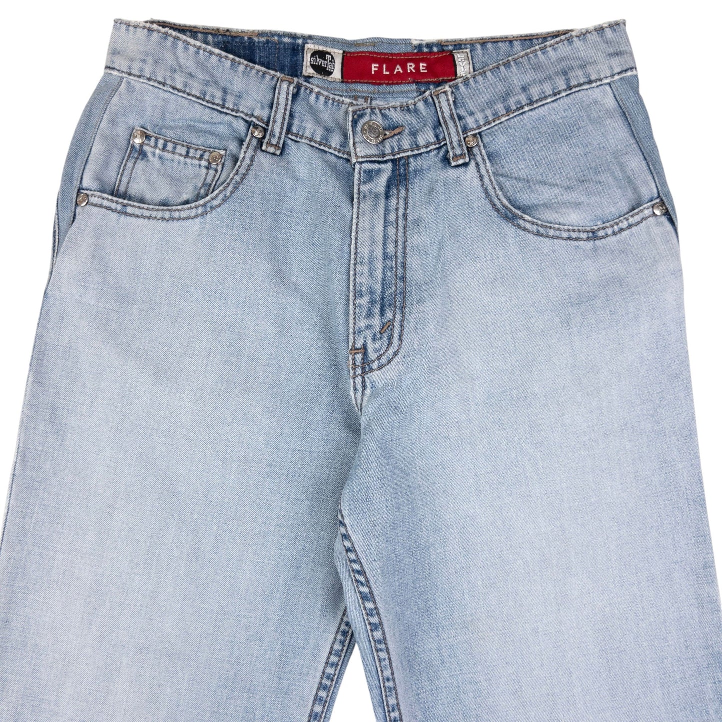 Vintage Levi's Silver Tab Flare Denim Jeans Size W29