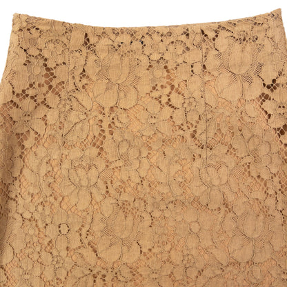 Vintage Miu Miu Lace Skirt Womens Size W23 | XS, Beige