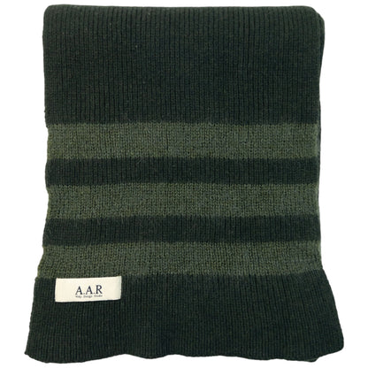 Vintage 90s Yohji Yamamoto A.A.R Long Wool Knit Scarf | O/S, Green