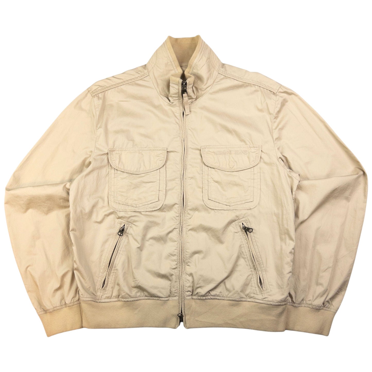 Vintage Armani Jeans Zip Up Jacket Size S