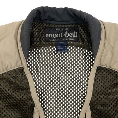 Vintage Montbell Multi Pocket Cargo Vest Gilet Size M