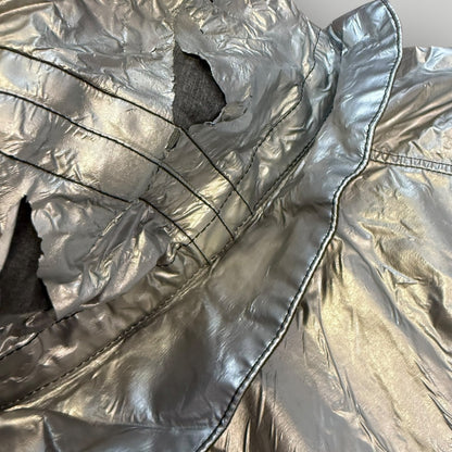 Stone Island AW/2003 Raso Gommato Metallic Cover Reversible "Spaceman" Parka XL