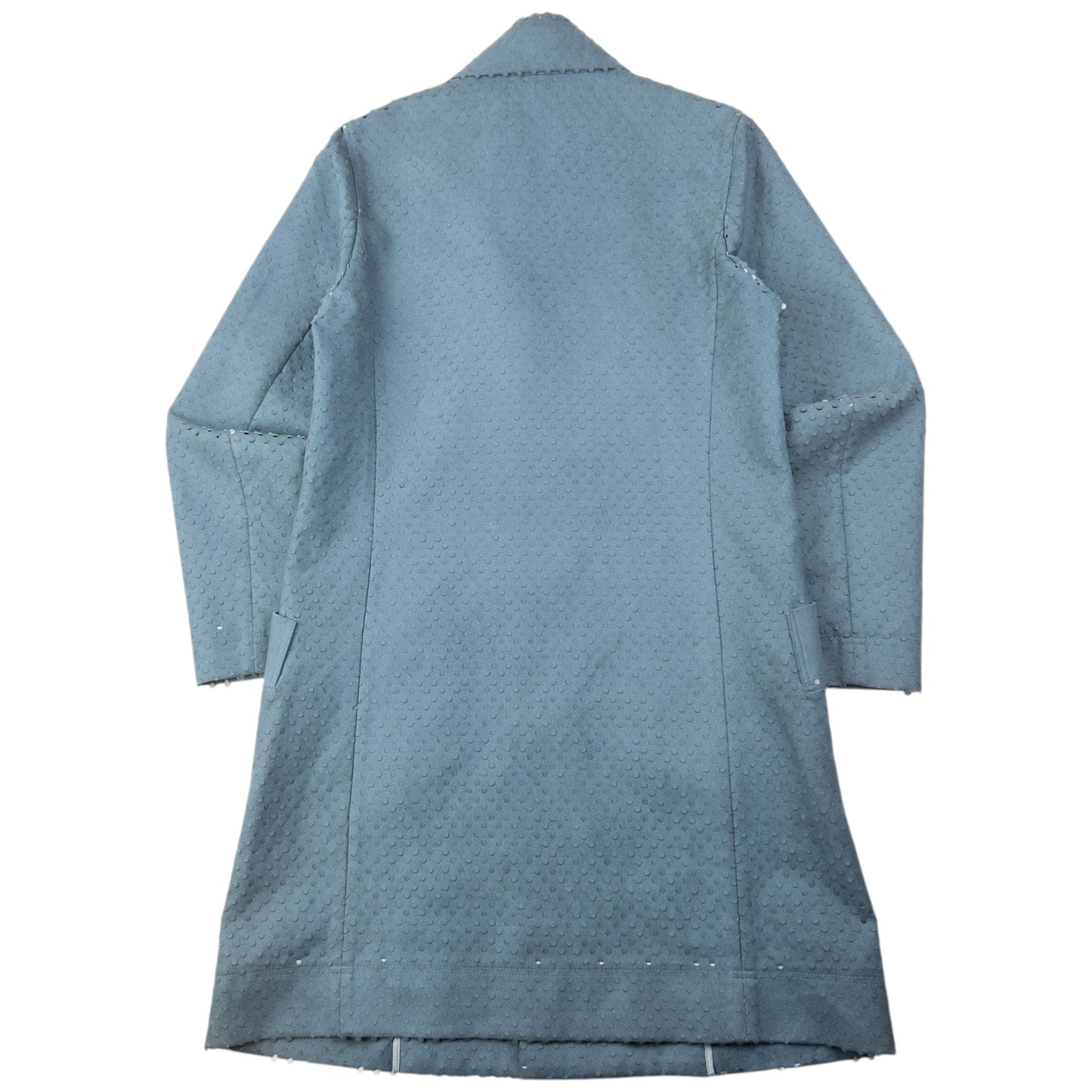 Vintage 2000s Issey Miyake Laser-Cut Texture Jacket Womens Size L | Large, Blue