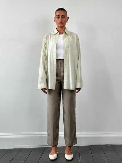 Mani Pure Silk High Waisted Trousers - W26