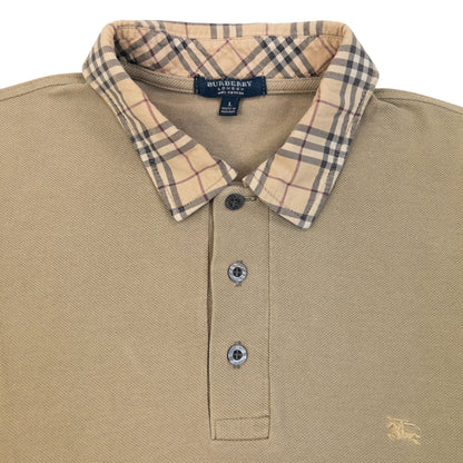 Vintage 2000s Burberry Nova Check Collar Polo Shirt Size L | Large, Multicoloured