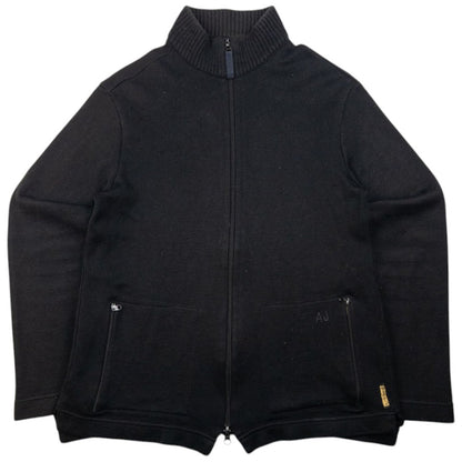 Vintage Armani Jeans Zip Up Jumper Size M