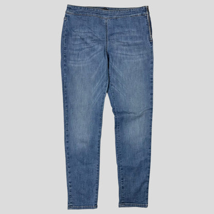 Prada Milano 2018 Logo Tab Lyocell Stretchy Skinny Jeans - 27-29 | Default Title, Black