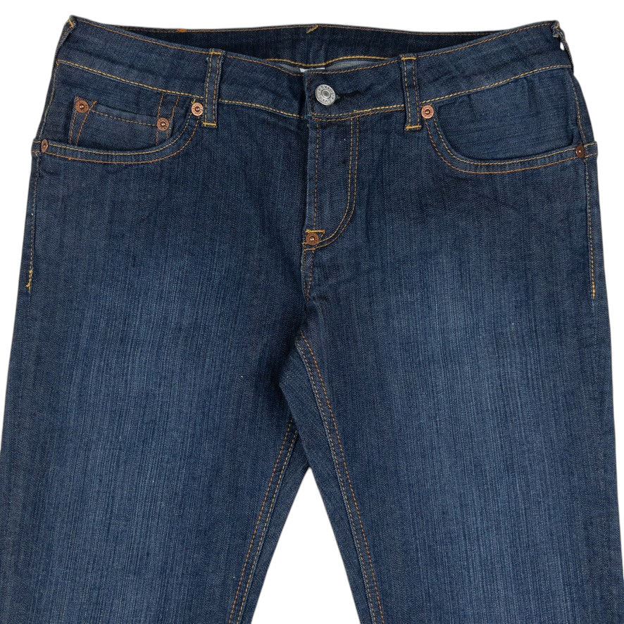 Vintage Evisu Double Gull Japanese Denim Low Rise Jeans Womens Size W32