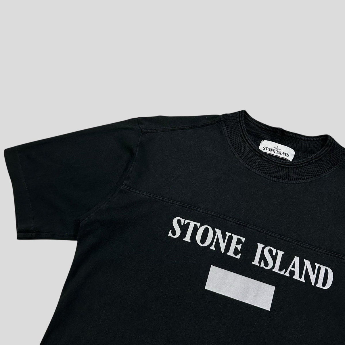 Stone Island FW18 Reflective Crewneck T-shirt - S (M) | Black