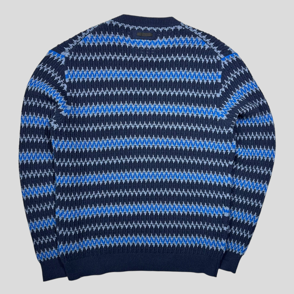 Prada 2019 Lightning Cashmere Wool Logo Knit - IT54 (L) | Black