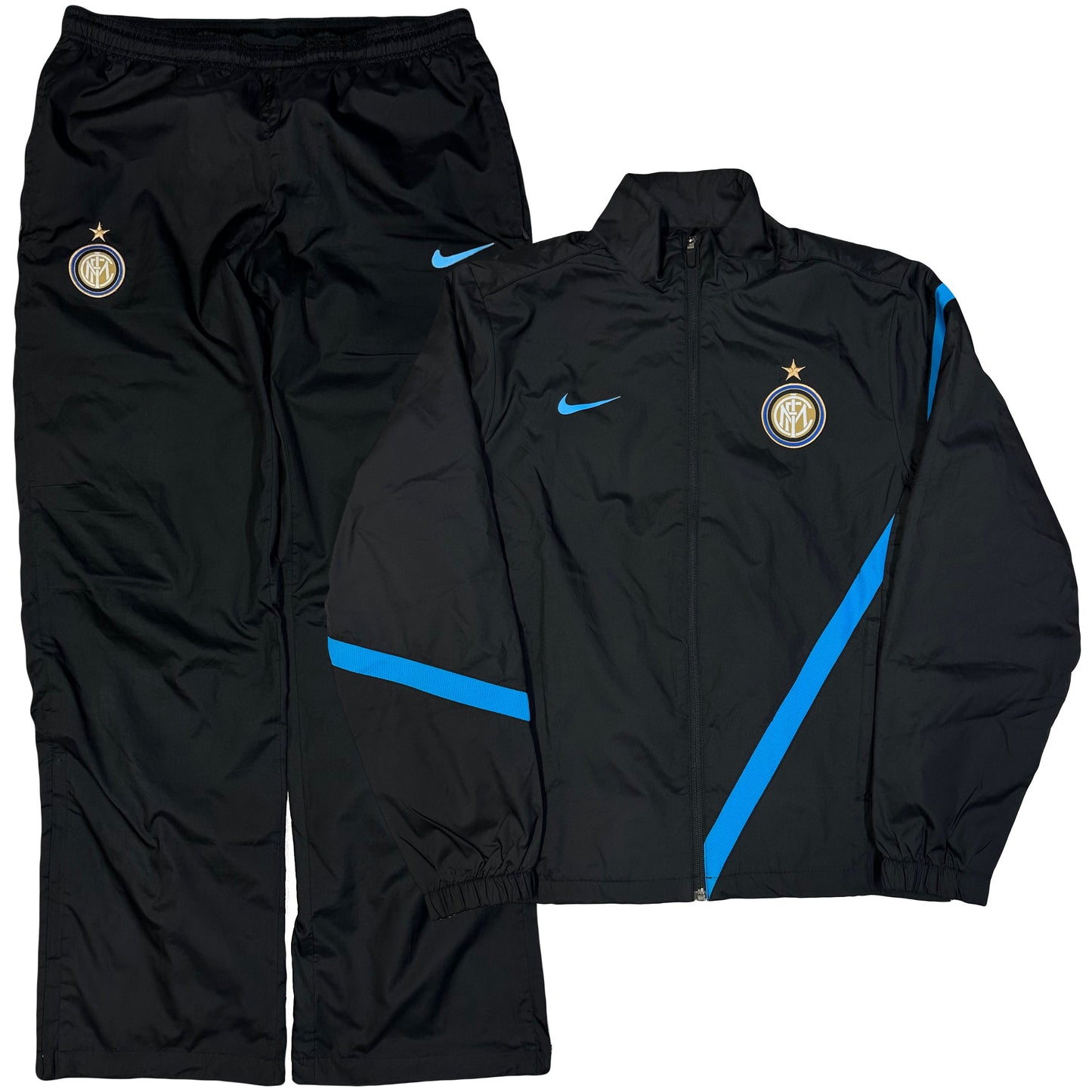 Nike Inter Milan 2011/12 Tracksuit In Black ( M )