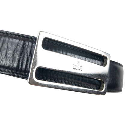 Vintage 2000s Gucci Leather Belt Size S | O/S, Black