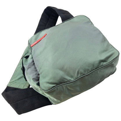 Vintage 2000s Prada Sport Sling Bag | O/S, Green