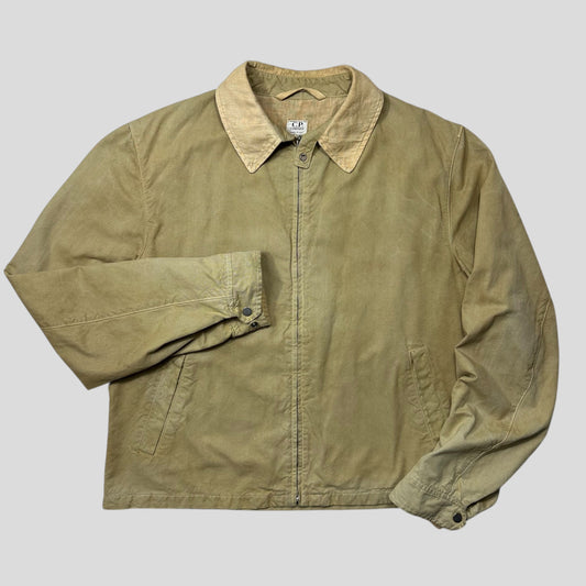 CP Company 2002 Flax Cotton Yellow Boxy Work Jacket - IT54 (L)