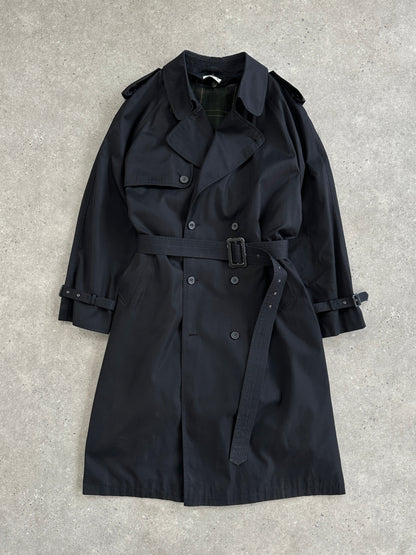 Vintage Double Breasted Belted Trench Coat - XL