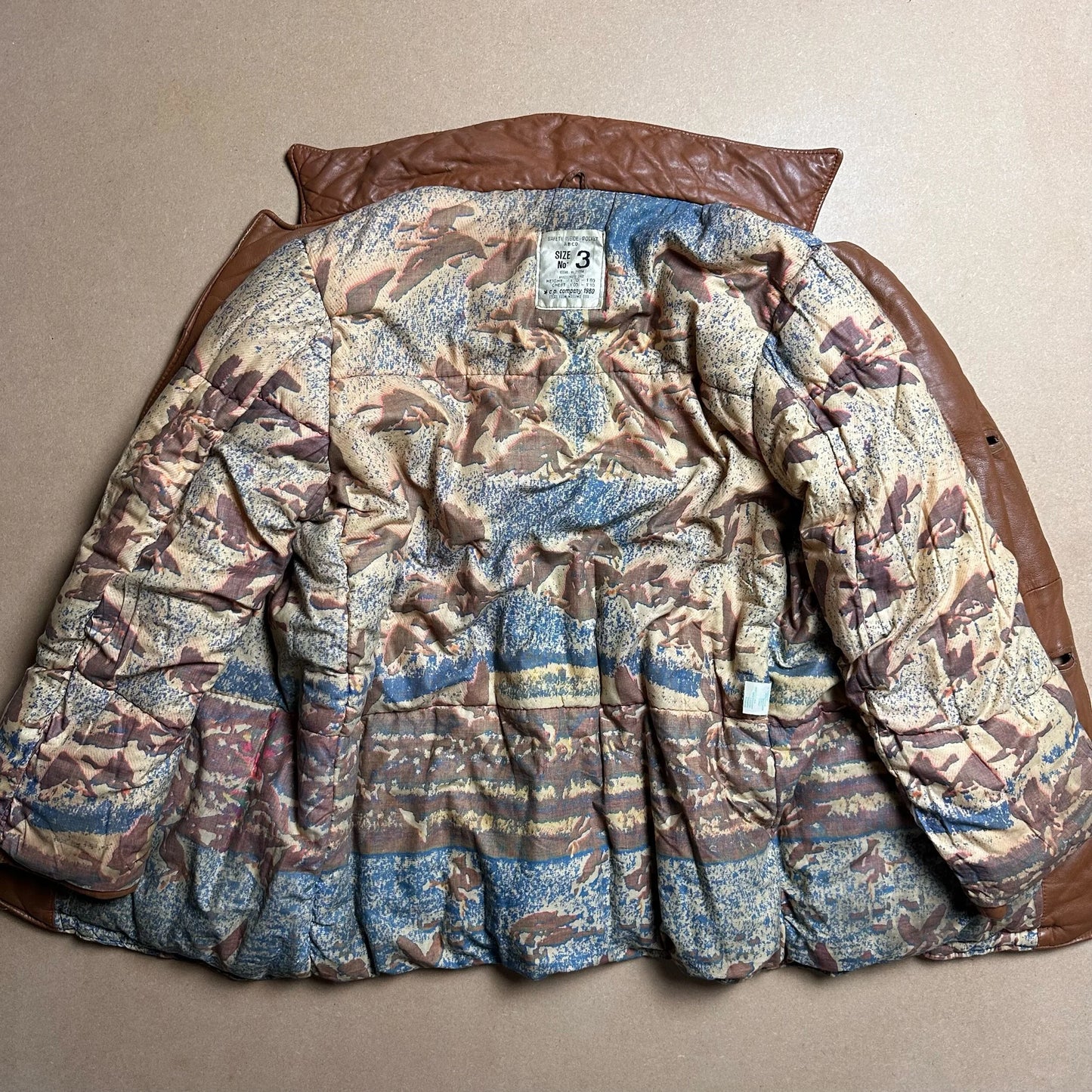 A/W1980 C.P. COMPANY Leather Cameraman Jacket