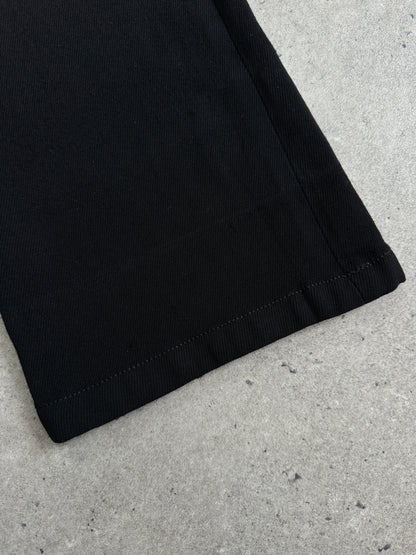 Prada Sport 2000s Pure Wool Flared Leg Trousers - W30