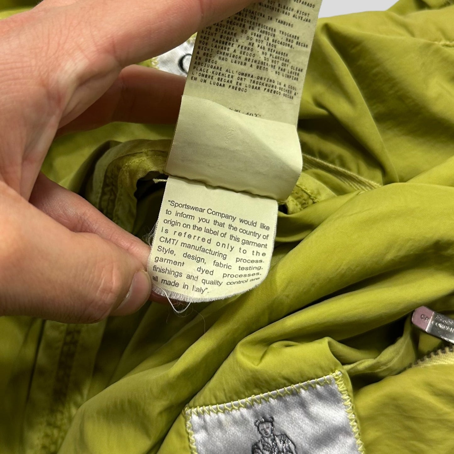 CP Company SS08 Baruffaldi Green Technical Goggle Jacket - S/M