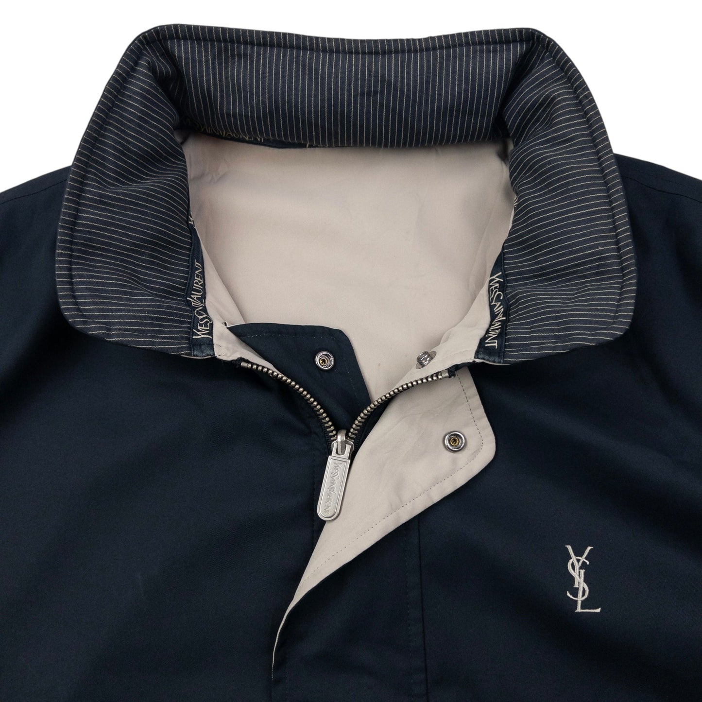 Vintage 2000s YSL Yves Saint Laurent Reversible Jacket Size L