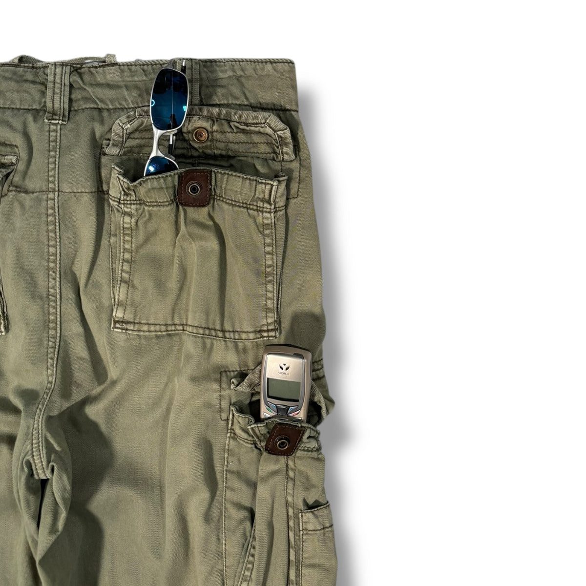 Abercrombie & Fitch 00’s Cargo Trousers W34 | W34, Multicoloured