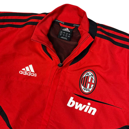 Adidas AC Milan 2007/08 Tracksuit Jacket In Red ( S )