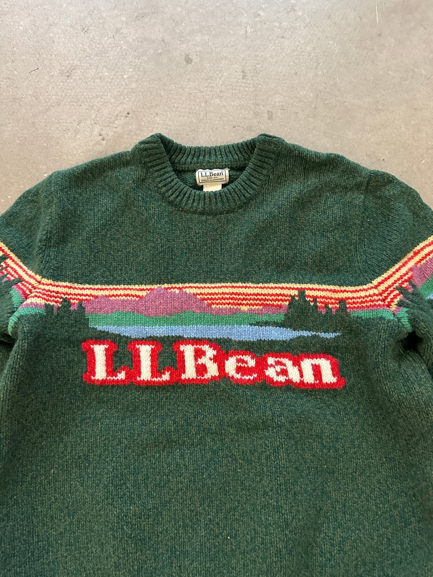 1990’s LL Bean Knitted Sweat - L | Default Title, Red