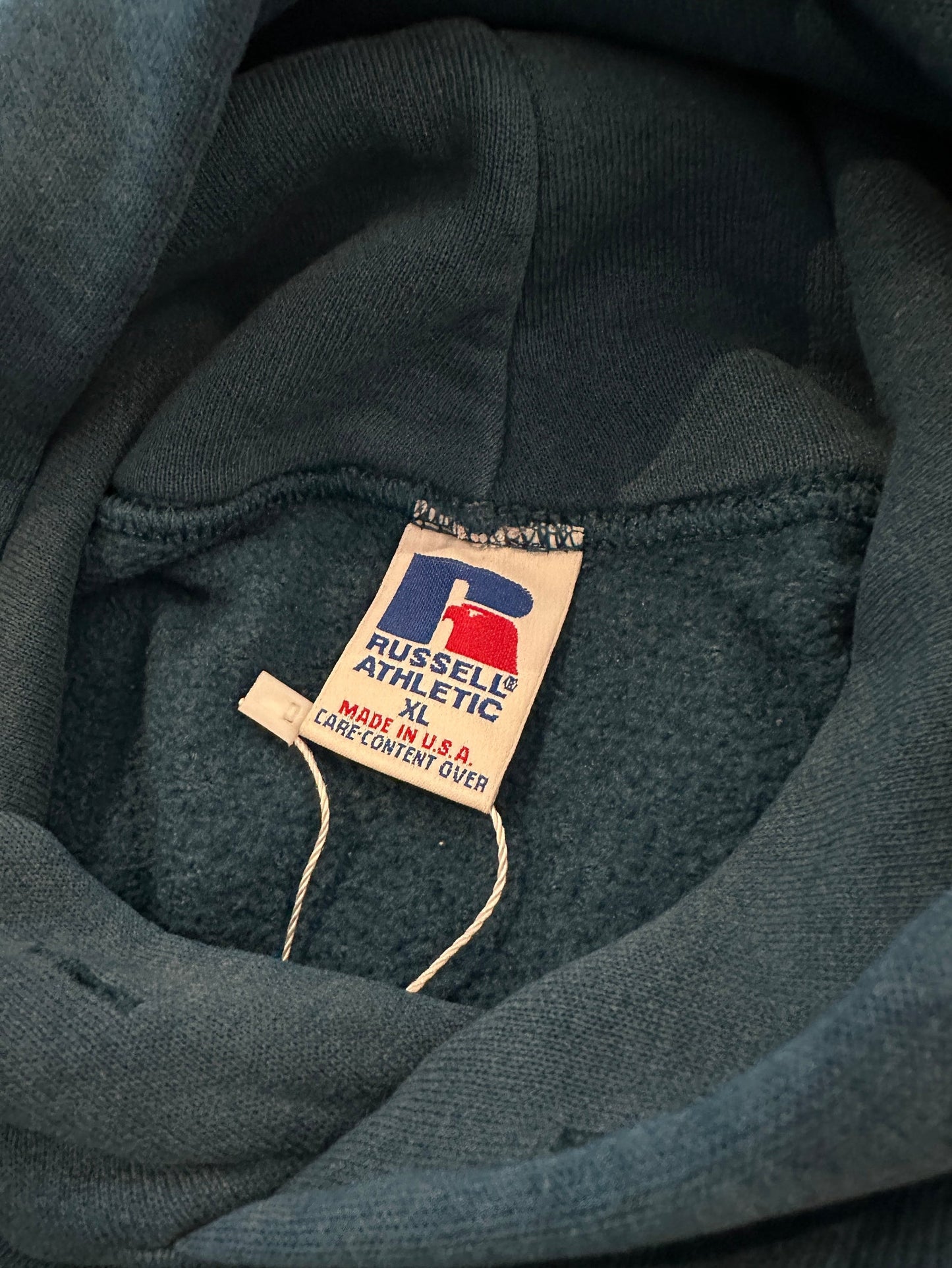 1990's Russell Athletic Blank Hoodie - XL