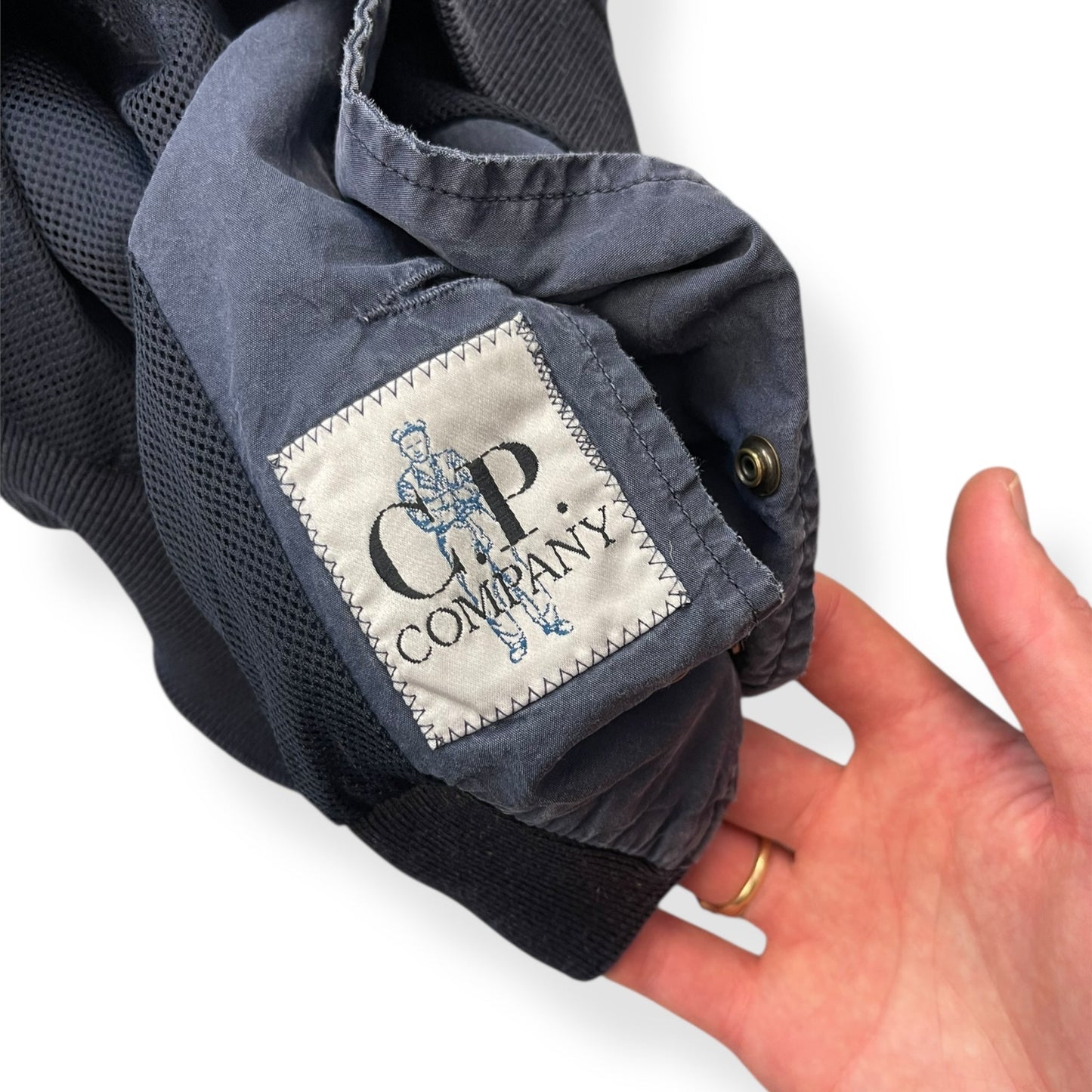 SS1996 CP Company Sunfaded Flight Jacket (M) | Default Title, Blue