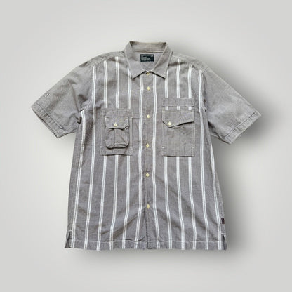2000's Stüssy Utility Shirt L | O/S, Grey