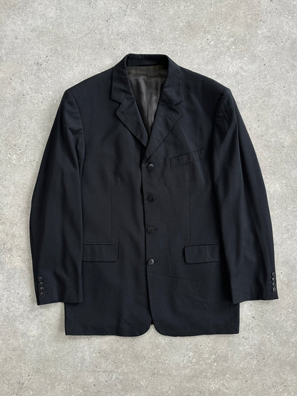 Yves Saint Laurent Pour Homme 1990s Pure Wool Single Breasted Blazer - 42R/XL